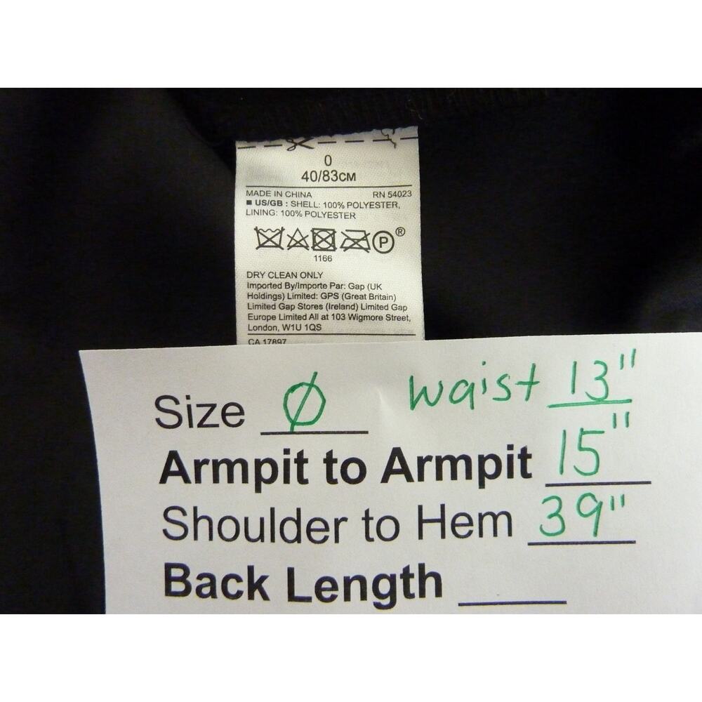 Banana Republic Black Boatneck Dress Ruffle Trim - Picture 7 of 7